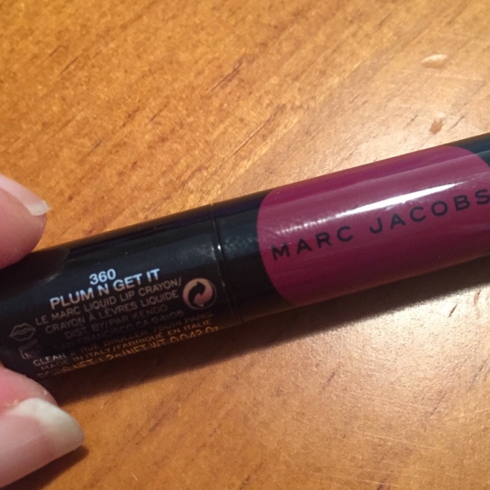 Marc Jacobs Le Marc Liquid Lip Crayon Plum N Get It - Picture 8 of 16